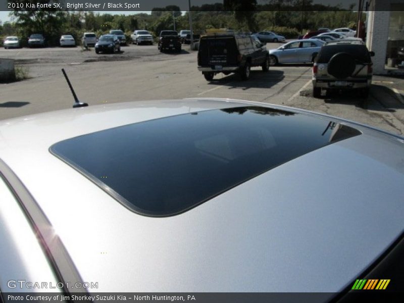 Bright Silver / Black Sport 2010 Kia Forte SX