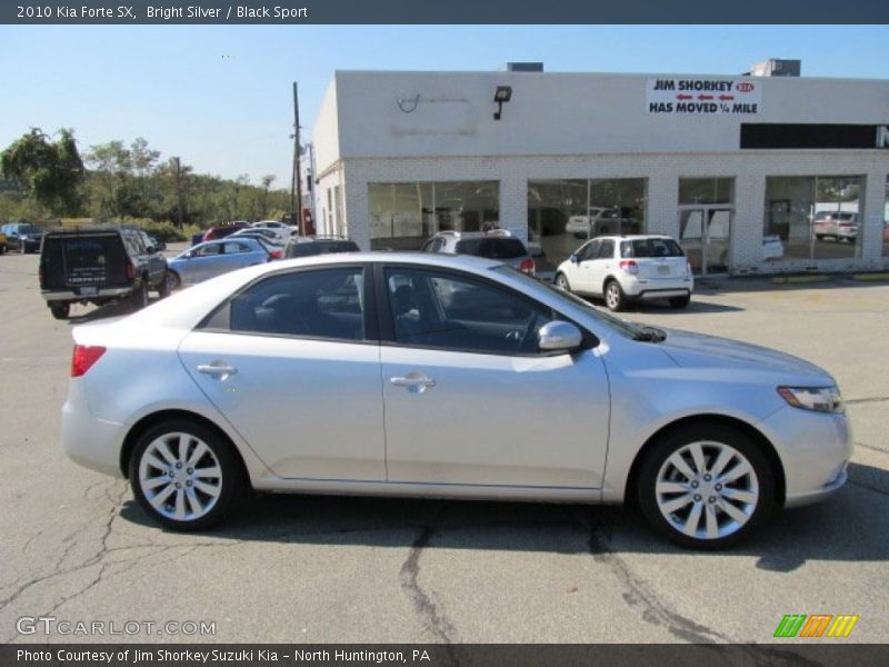 Bright Silver / Black Sport 2010 Kia Forte SX
