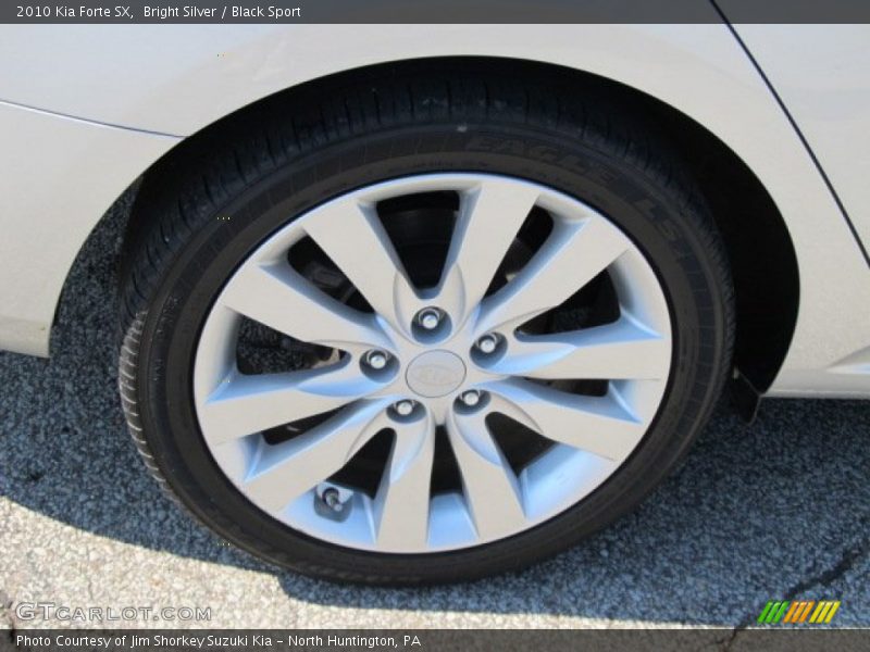 Bright Silver / Black Sport 2010 Kia Forte SX