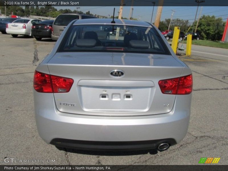 Bright Silver / Black Sport 2010 Kia Forte SX