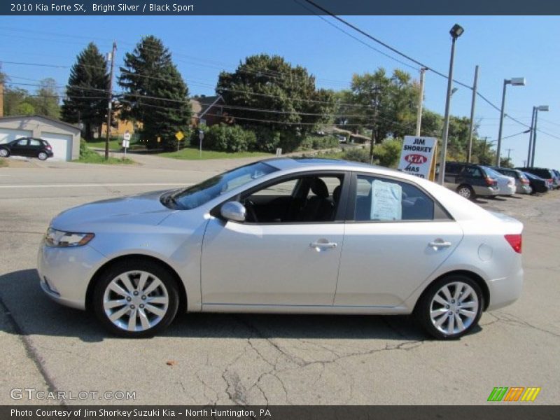 Bright Silver / Black Sport 2010 Kia Forte SX
