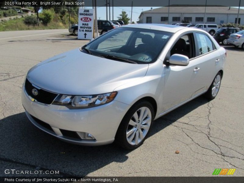Bright Silver / Black Sport 2010 Kia Forte SX