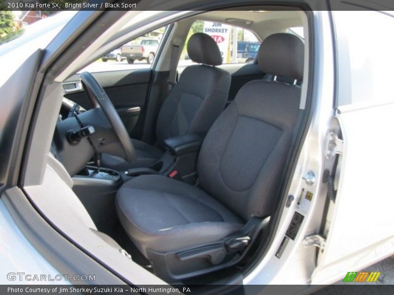 Bright Silver / Black Sport 2010 Kia Forte SX