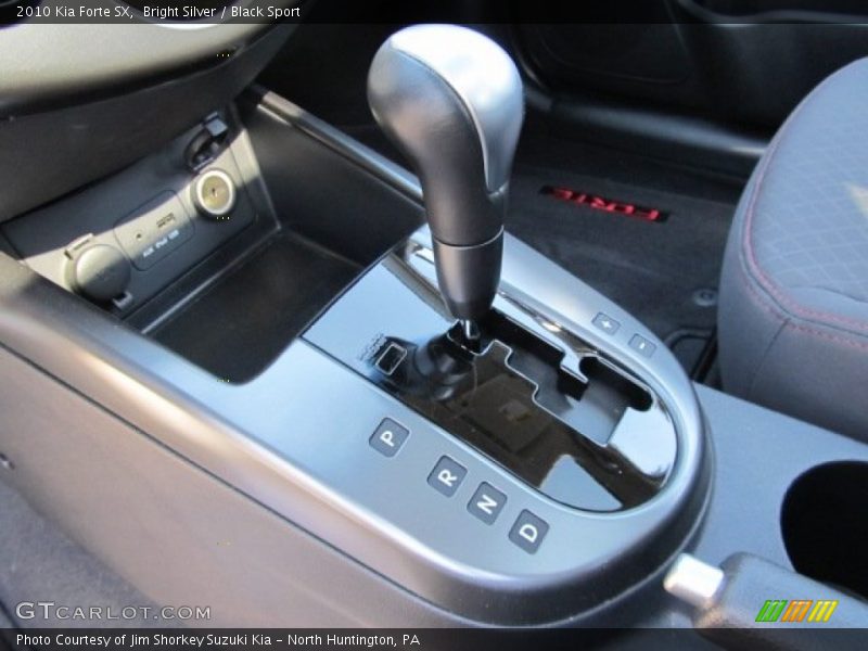 Bright Silver / Black Sport 2010 Kia Forte SX