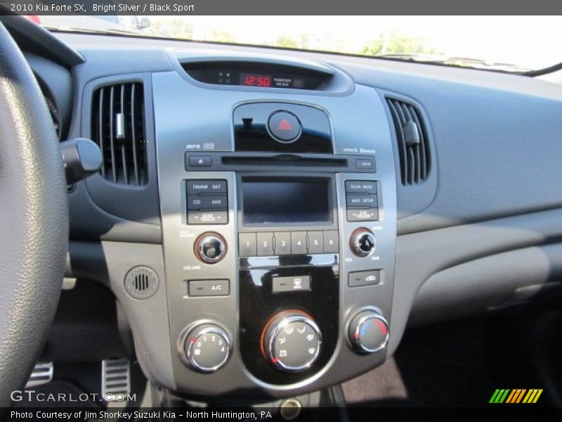Bright Silver / Black Sport 2010 Kia Forte SX