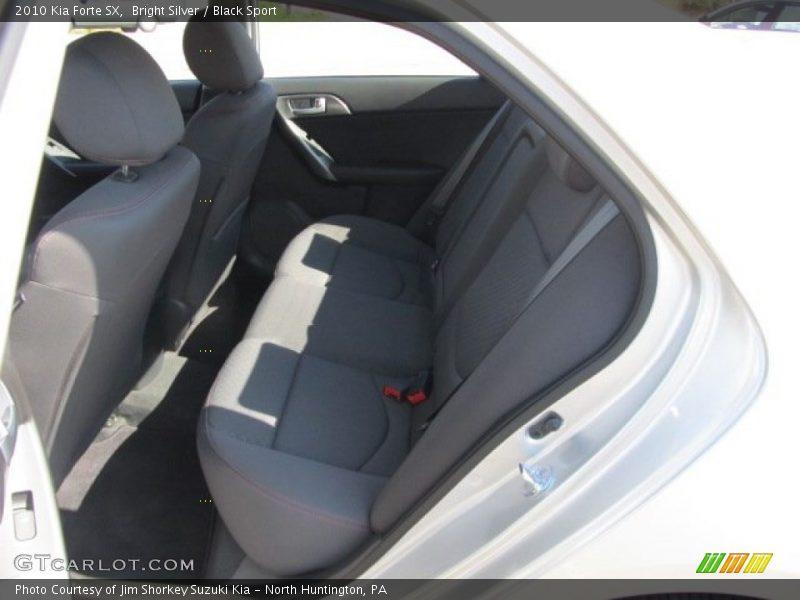 Bright Silver / Black Sport 2010 Kia Forte SX