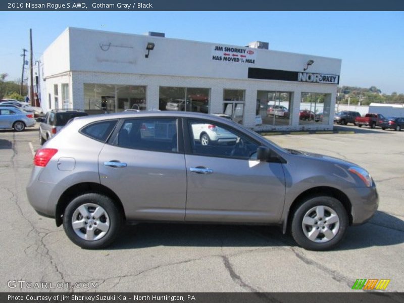 Gotham Gray / Black 2010 Nissan Rogue S AWD