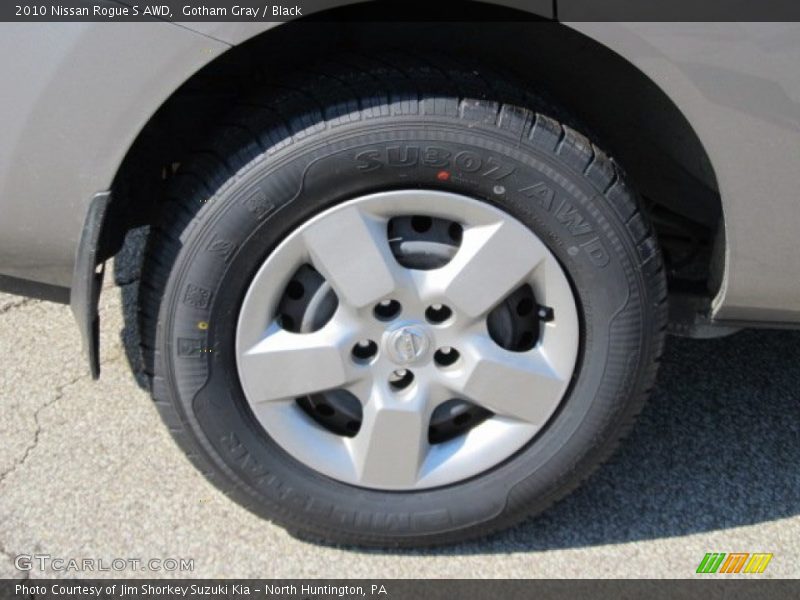 Gotham Gray / Black 2010 Nissan Rogue S AWD