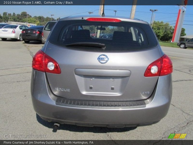 Gotham Gray / Black 2010 Nissan Rogue S AWD