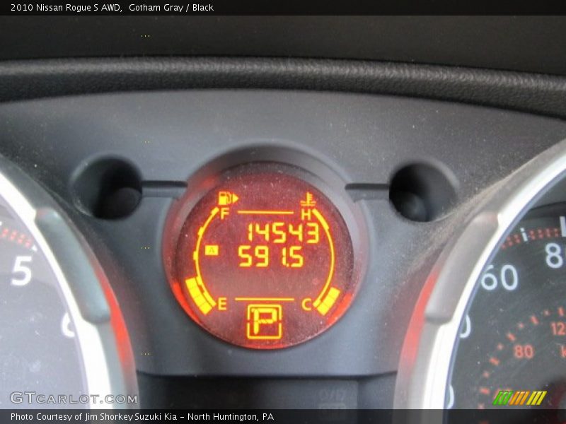 Gotham Gray / Black 2010 Nissan Rogue S AWD