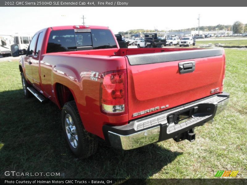 Fire Red / Ebony 2012 GMC Sierra 2500HD SLE Extended Cab 4x4