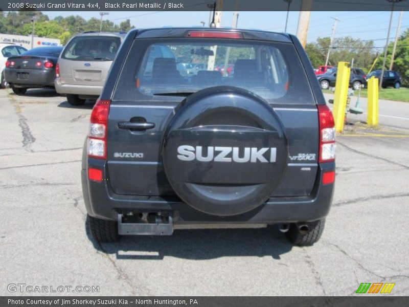 Black Pearl Metallic / Black 2008 Suzuki Grand Vitara 4x4