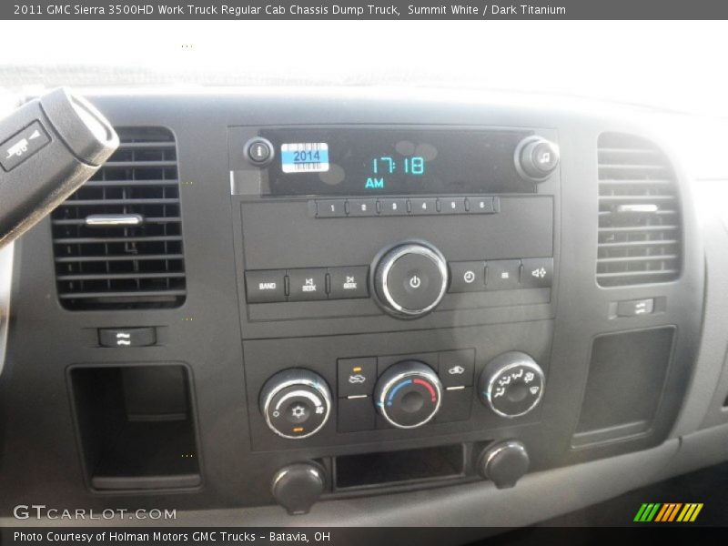 Summit White / Dark Titanium 2011 GMC Sierra 3500HD Work Truck Regular Cab Chassis Dump Truck