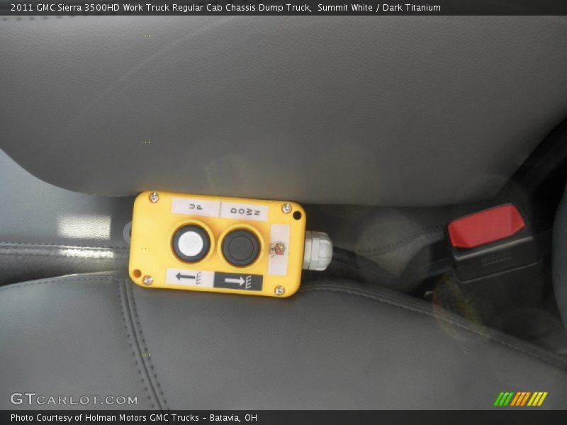 Controls of 2011 Sierra 3500HD Work Truck Regular Cab Chassis Dump Truck