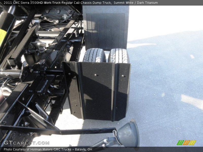 Summit White / Dark Titanium 2011 GMC Sierra 3500HD Work Truck Regular Cab Chassis Dump Truck