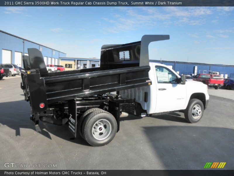  2011 Sierra 3500HD Work Truck Regular Cab Chassis Dump Truck Summit White