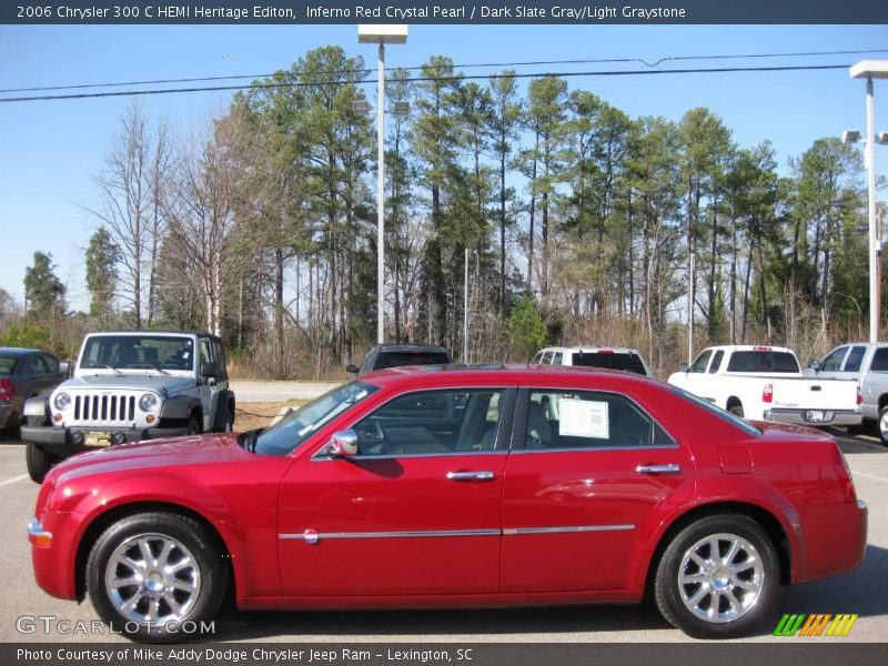 Inferno Red Crystal Pearl / Dark Slate Gray/Light Graystone 2006 Chrysler 300 C HEMI Heritage Editon