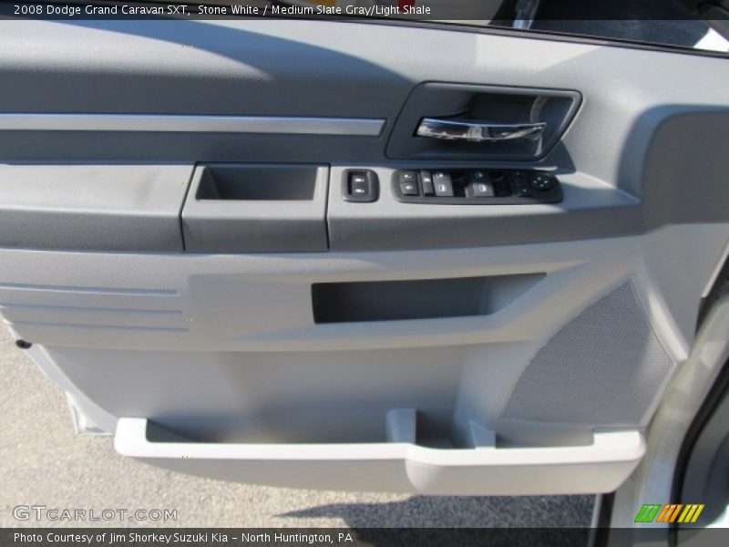 Stone White / Medium Slate Gray/Light Shale 2008 Dodge Grand Caravan SXT