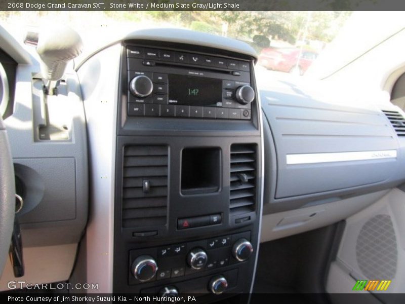 Stone White / Medium Slate Gray/Light Shale 2008 Dodge Grand Caravan SXT