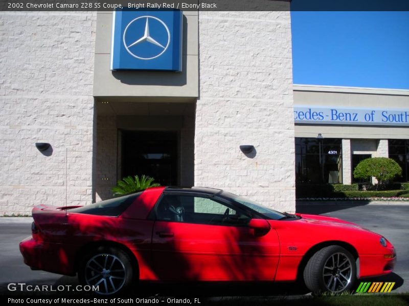 Bright Rally Red / Ebony Black 2002 Chevrolet Camaro Z28 SS Coupe