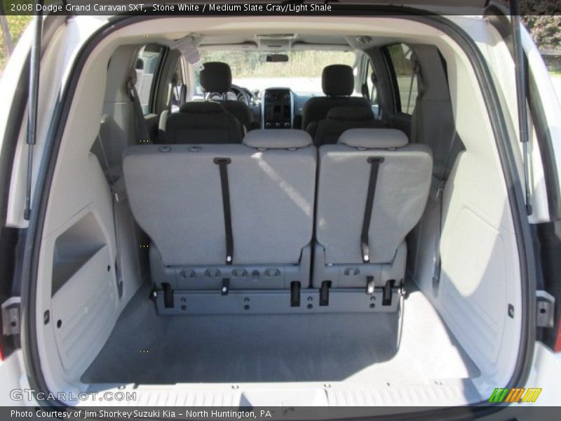 Stone White / Medium Slate Gray/Light Shale 2008 Dodge Grand Caravan SXT