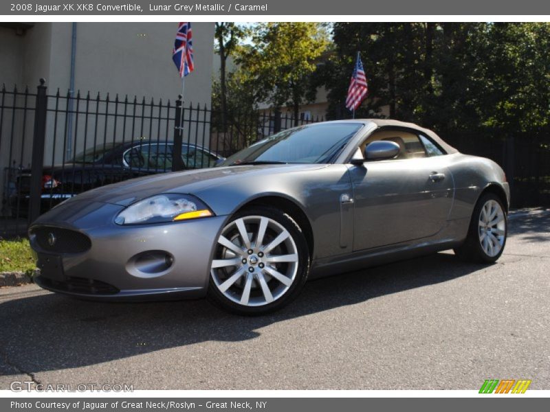 Lunar Grey Metallic / Caramel 2008 Jaguar XK XK8 Convertible