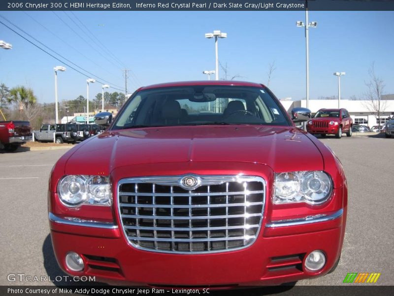 Inferno Red Crystal Pearl / Dark Slate Gray/Light Graystone 2006 Chrysler 300 C HEMI Heritage Editon
