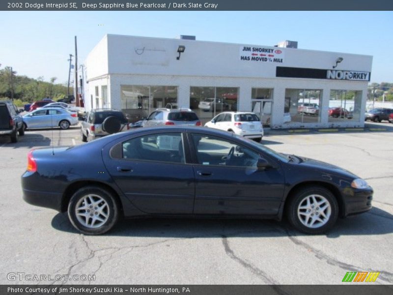 Deep Sapphire Blue Pearlcoat / Dark Slate Gray 2002 Dodge Intrepid SE