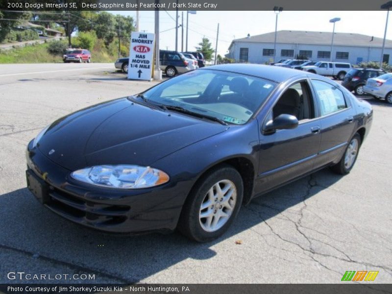 Deep Sapphire Blue Pearlcoat / Dark Slate Gray 2002 Dodge Intrepid SE