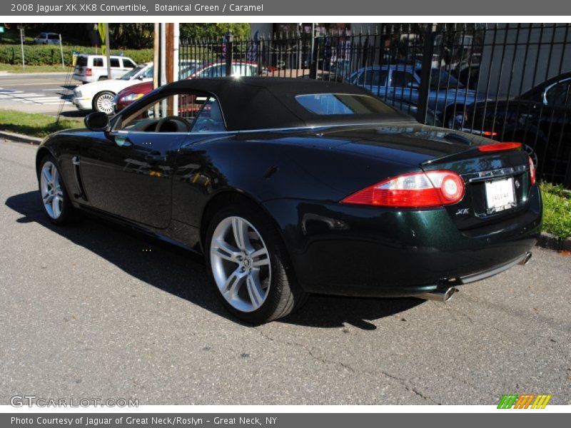 Botanical Green / Caramel 2008 Jaguar XK XK8 Convertible