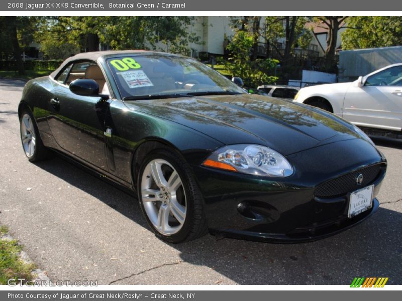 Botanical Green / Caramel 2008 Jaguar XK XK8 Convertible