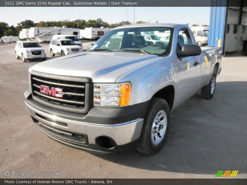 Quicksilver Metallic / Dark Titanium 2012 GMC Sierra 1500 Regular Cab