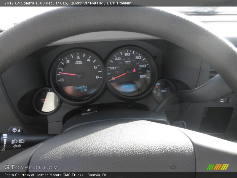 Quicksilver Metallic / Dark Titanium 2012 GMC Sierra 1500 Regular Cab
