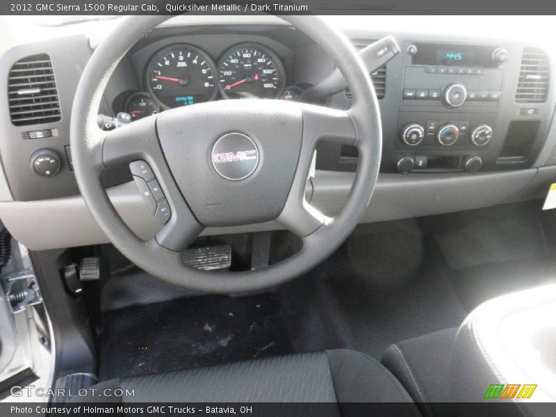 Quicksilver Metallic / Dark Titanium 2012 GMC Sierra 1500 Regular Cab