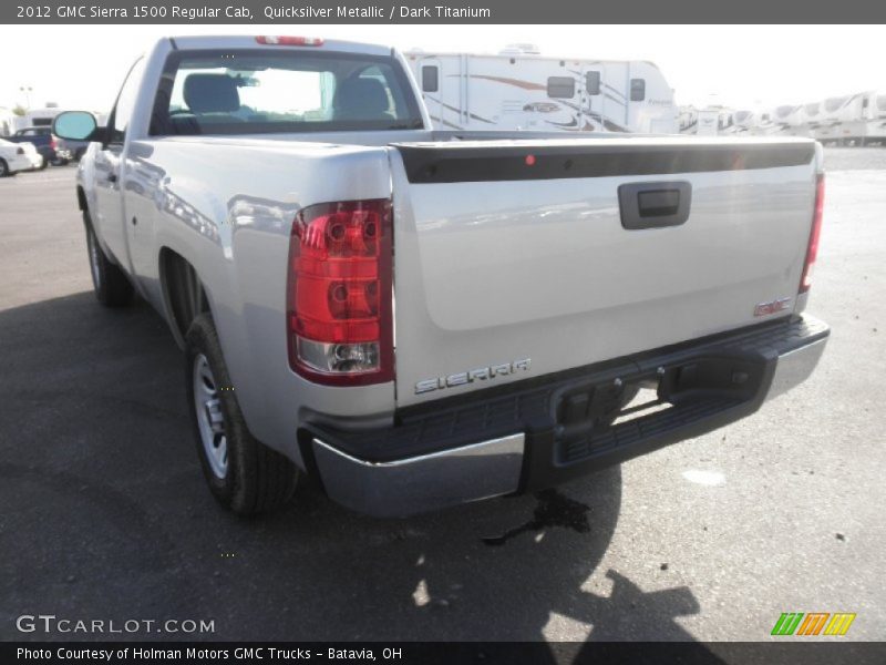 Quicksilver Metallic / Dark Titanium 2012 GMC Sierra 1500 Regular Cab