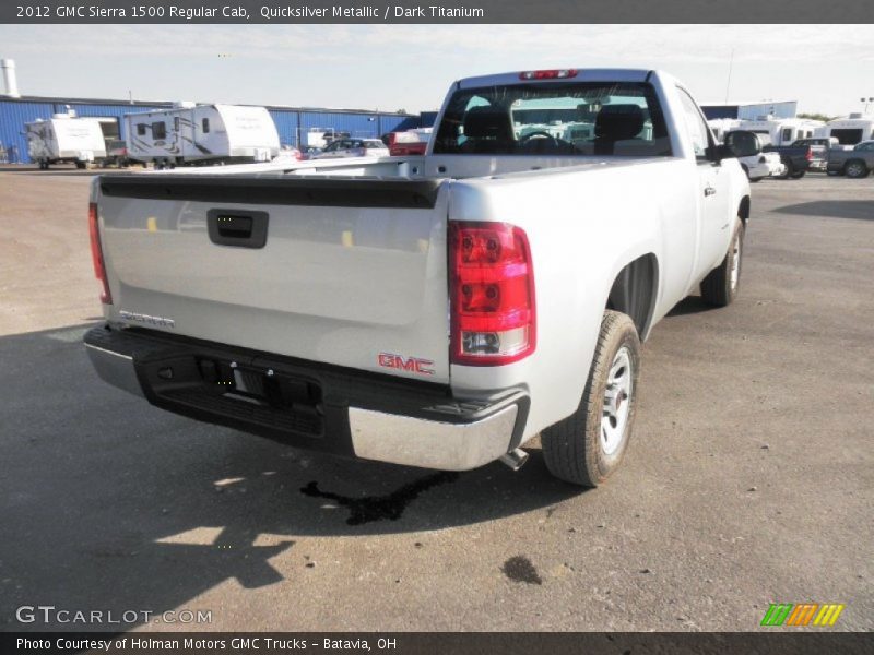 Quicksilver Metallic / Dark Titanium 2012 GMC Sierra 1500 Regular Cab