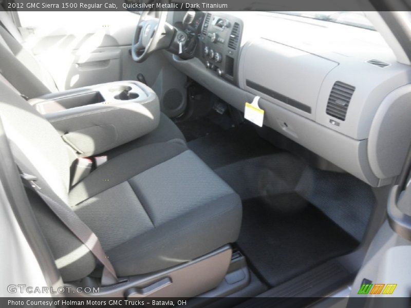 Quicksilver Metallic / Dark Titanium 2012 GMC Sierra 1500 Regular Cab