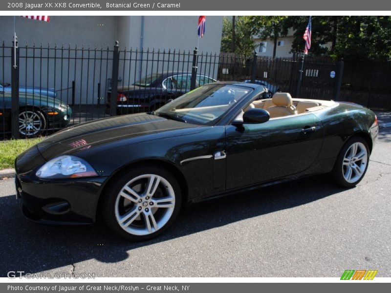 Botanical Green / Caramel 2008 Jaguar XK XK8 Convertible