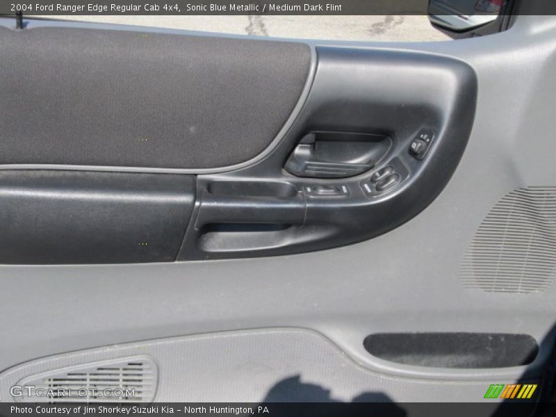 Sonic Blue Metallic / Medium Dark Flint 2004 Ford Ranger Edge Regular Cab 4x4