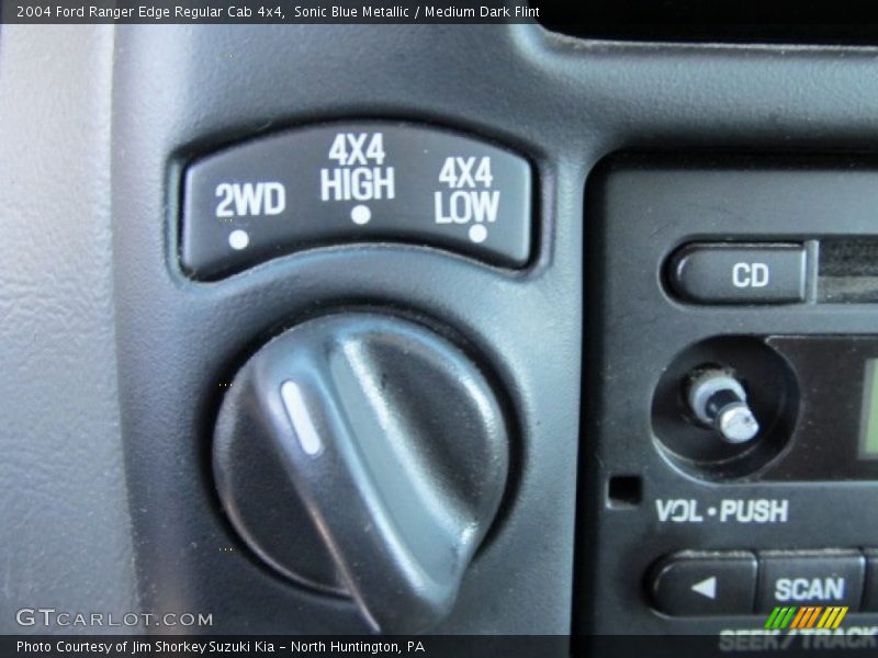 Controls of 2004 Ranger Edge Regular Cab 4x4