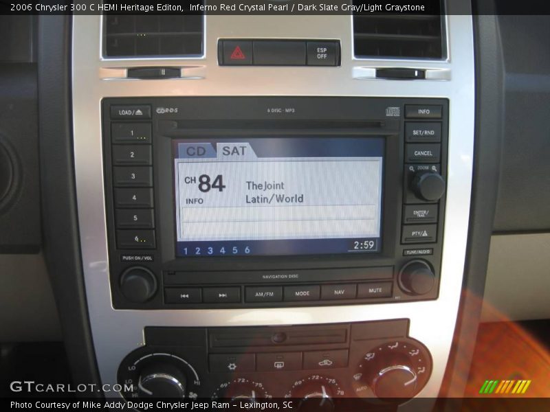 Inferno Red Crystal Pearl / Dark Slate Gray/Light Graystone 2006 Chrysler 300 C HEMI Heritage Editon