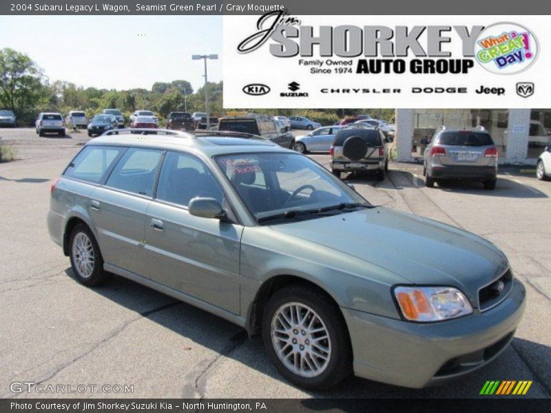 Seamist Green Pearl / Gray Moquette 2004 Subaru Legacy L Wagon