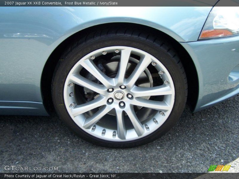 Frost Blue Metallic / Ivory/Slate 2007 Jaguar XK XK8 Convertible