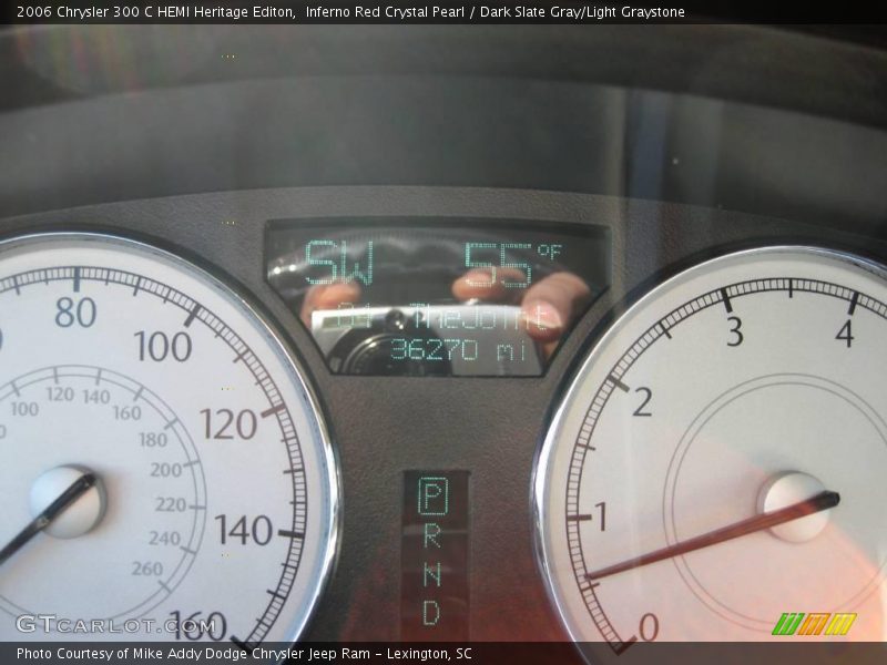 Inferno Red Crystal Pearl / Dark Slate Gray/Light Graystone 2006 Chrysler 300 C HEMI Heritage Editon