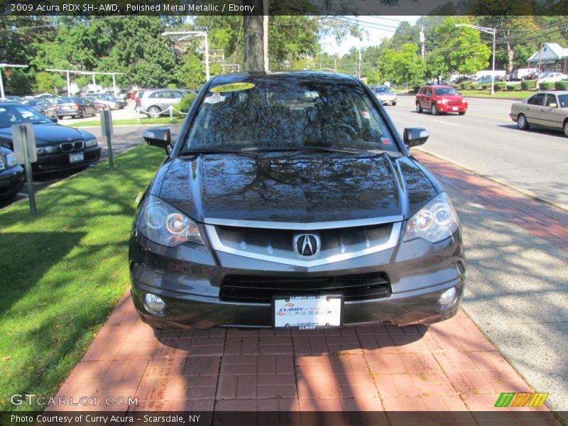 Polished Metal Metallic / Ebony 2009 Acura RDX SH-AWD