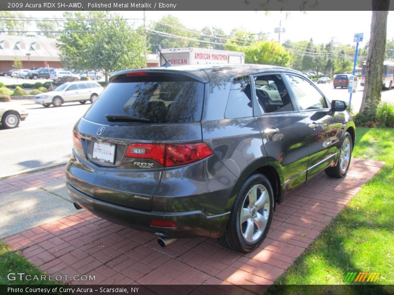 Polished Metal Metallic / Ebony 2009 Acura RDX SH-AWD