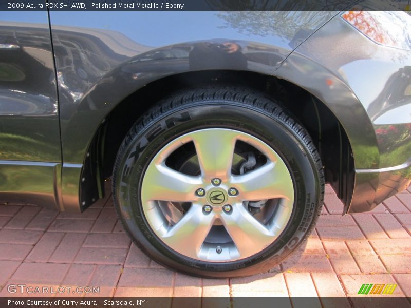 Polished Metal Metallic / Ebony 2009 Acura RDX SH-AWD