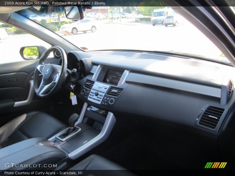 Polished Metal Metallic / Ebony 2009 Acura RDX SH-AWD