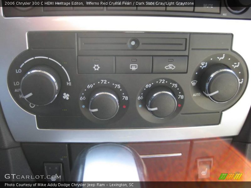 Inferno Red Crystal Pearl / Dark Slate Gray/Light Graystone 2006 Chrysler 300 C HEMI Heritage Editon