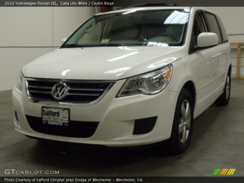 Calla Lilly White / Ceylon Beige 2010 Volkswagen Routan SEL